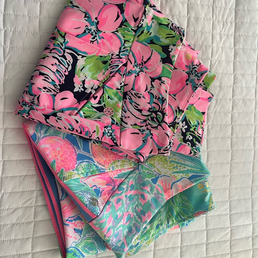 Lilly Pulitzer Luxletic Pants - 2 pair - size 8